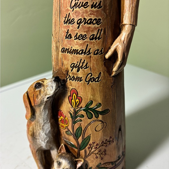 Figurine with animals “ Give us the grace to see all animals as gifts from God” - Picture 3 of 6